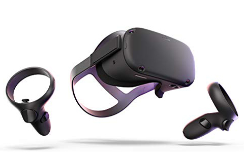 Oculus Quest headset and accessories