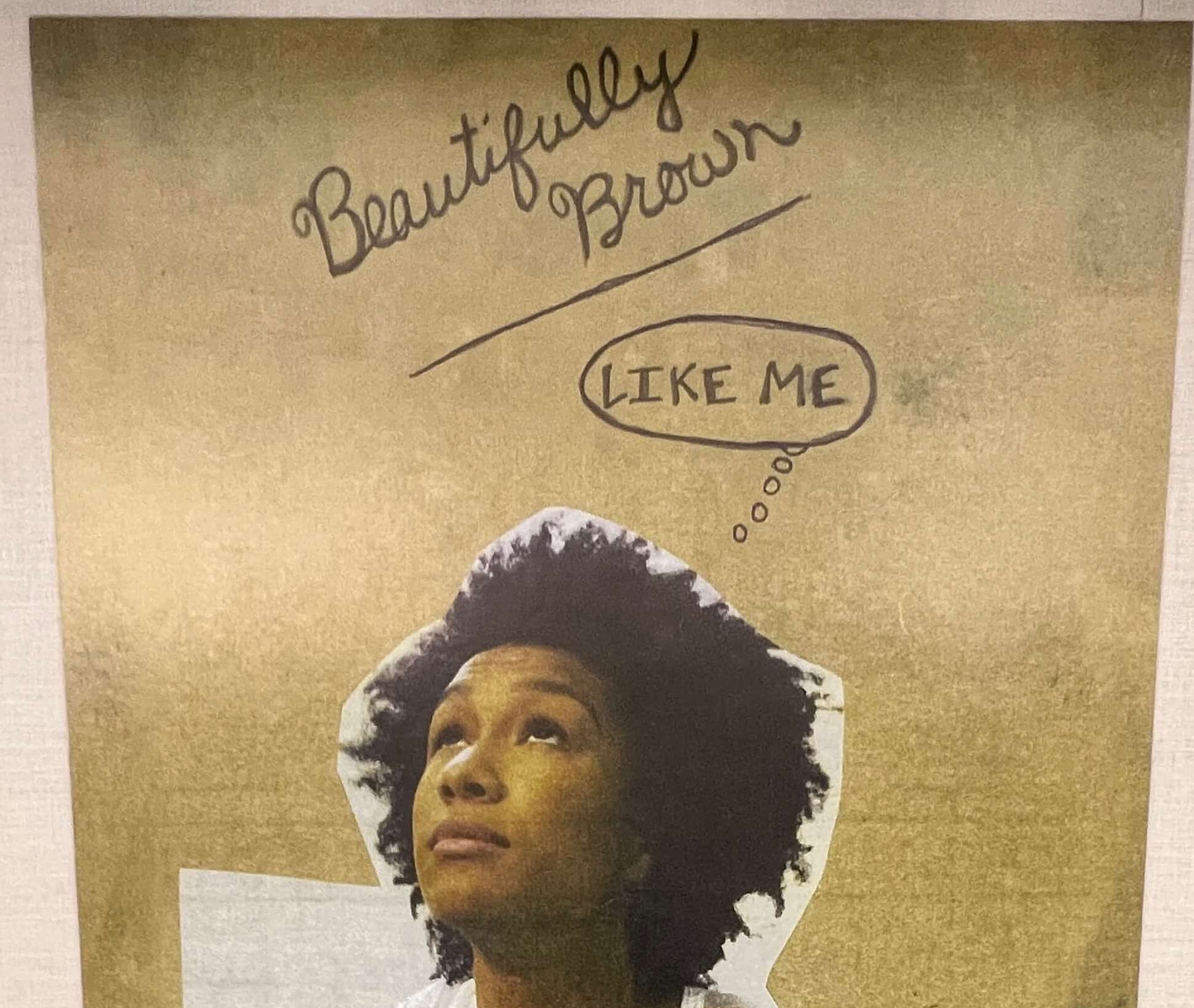 A zine image of "Beautifully Brown Like Me."